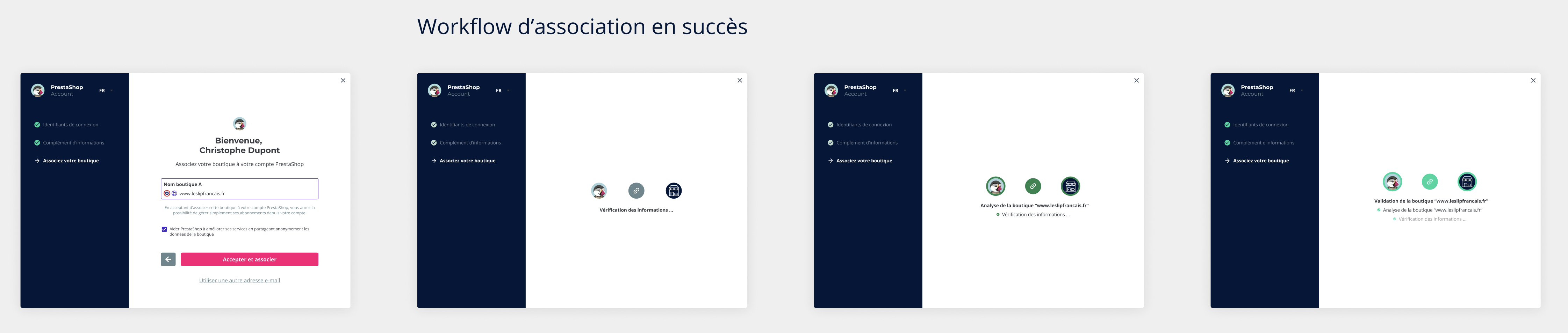 Store Association, New workflow